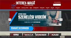 Desktop Screenshot of interex-waga.hu